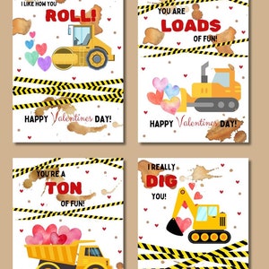 Lot de cartes de construction Saint-Valentin