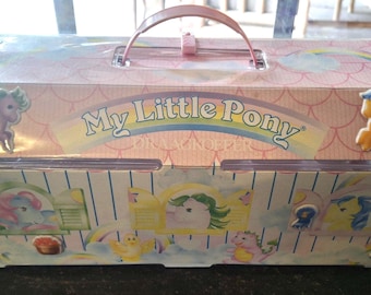 my little pony carrier sutcase 1985 G1 Hasbro vintage