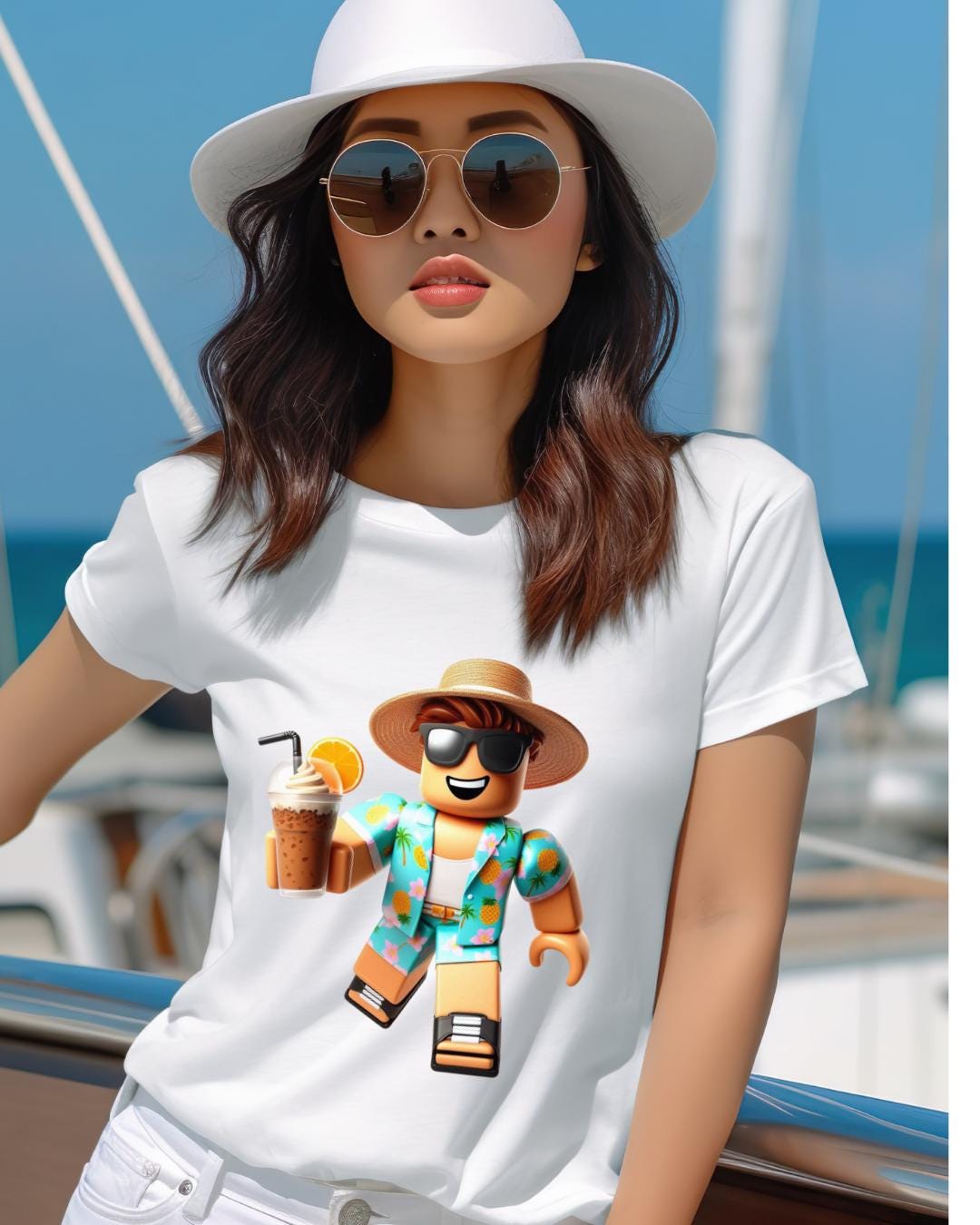 Roblox Summer Shirt Roblox Boy Shirt Roblox Girl Shirt Video Game Il 6lkn 