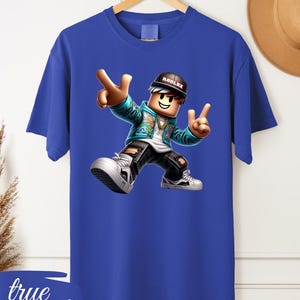 T-shirt Roblox Character Gamer – T-shirt jeu vidéo pour enfant image 7
