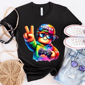 Roblox Shirt: Video Game T-Shirt for Kids image 4