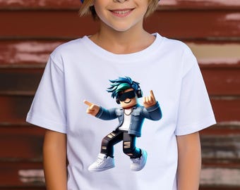Camiseta de jugador de Roblox: camiseta de personaje para niños y adultos