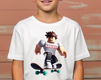 Roblox Character Gamer T-Shirt – Kids Video Game Tee