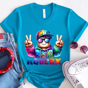 Roblox Shirt: Video Game T-Shirt for Kids image 2