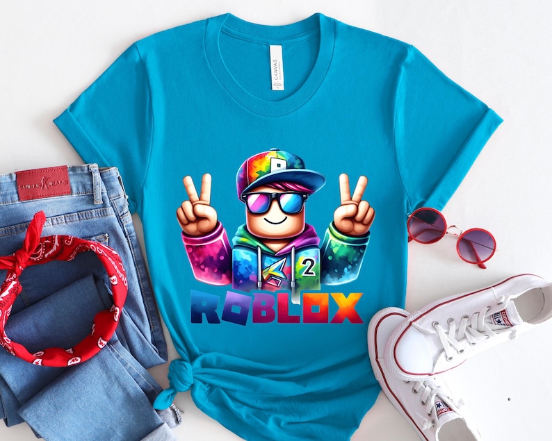 Roblox Shirt: Video Game T-Shirt for Kids image 2