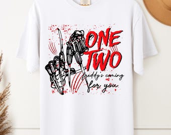Freddy Krueger Horror Halloween Tee - Comfort Horror Shirt