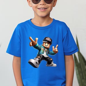 T-shirt Roblox Character Gamer – T-shirt jeu vidéo pour enfant image 5