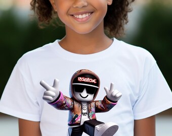 Roblox Character T-Shirt – Kids Gamer Tee