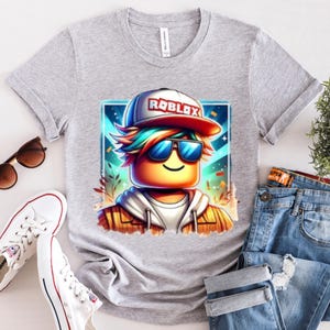 Roblox Shirt: Video Game T-Shirt for Kids image 3