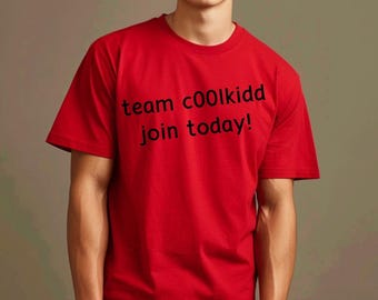 Team c00lkidd T-Shirt: Roblox Gamer Apparel