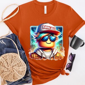 Camiseta de jugador de Roblox para niños y adultos, merchandising de streamers imagen 5