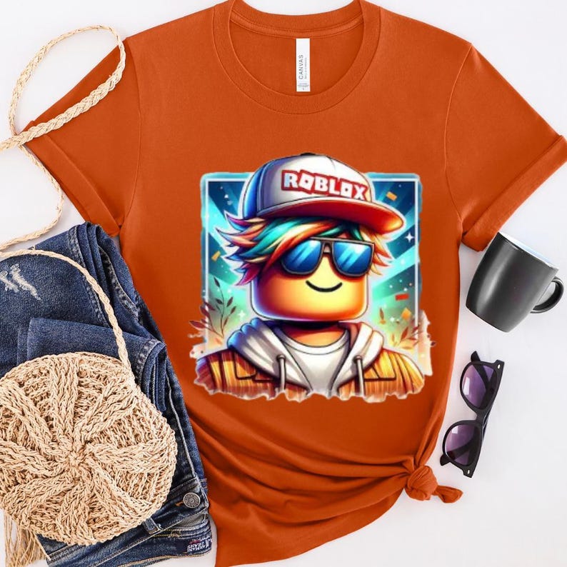 Camiseta de jugador de Roblox para niños y adultos, merchandising de streamers imagen 5