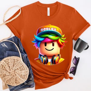 Roblox Shirt: Video Game T-Shirt for Kids image 6