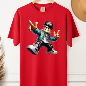 T-shirt Roblox Character Gamer – T-shirt jeu vidéo pour enfant image 4