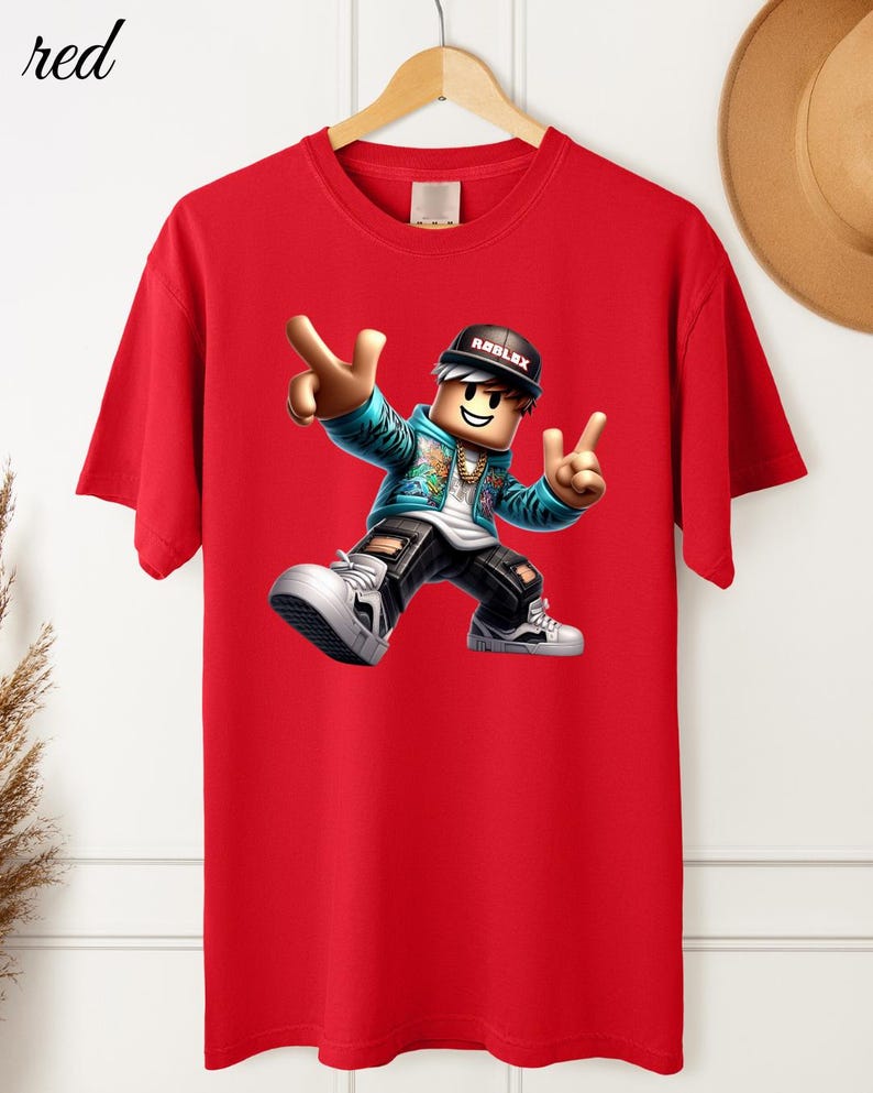 T-shirt Roblox Character Gamer – T-shirt jeu vidéo pour enfant image 4