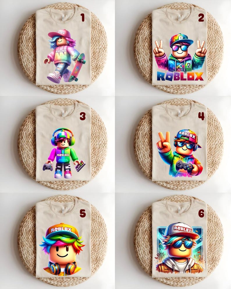 Roblox Shirt: Video Game T-Shirt for Kids image 1