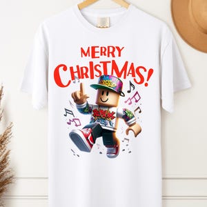 Roblox Christmas Shirt, Gamer Holiday Outfit