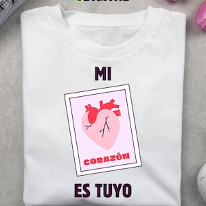 Mi Corazón Es Tuyo Loteria Card SVG | PNG | PDF | Archivos Digitales para el Día de San Valentín | Descarga Instantánea | Amor