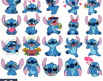Stitch svg, stitch bundle, stitch clipart, stitch png, cricut svg, silhouette svg, stitch layered