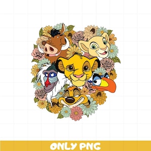 The Lion King Simba Png, Lion King Png, Hakuna Matata Png, Kawaii Png, Cricut, Silhouette Vector Cut File
