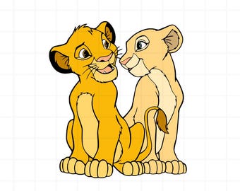 Simba SVG, Nala SVG, Lion King SVG, Hakuna Matata svg, Lion king Cricut, Lion King clipart, Layered svg, Cut files, fall svg