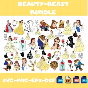 Belle Clipart, Belle Svg, Princess Clipart, Princess Png, Beauty and the beast Png, Beauty Beast art, Beauty Clipart, Princess party