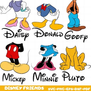 Mickey and friends bundle svg, Mickey svg, mickey png, mickey cut file, mickey image.