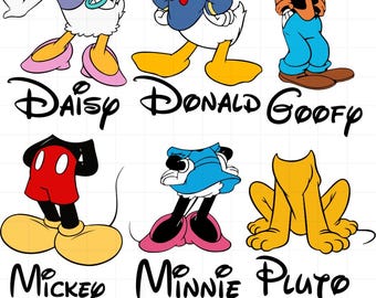 Micky und Freunde Bundle svg, Micky svg, Micky png, Micky schnitt Datei, Micky Bild.
