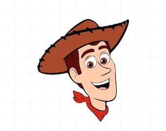 Toy Story Woody Clipart, Cowboy Woody Svg Png, Toy Story Character Cut File, Printable Woody Design, Digital Toy Story Svg Png
