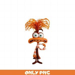 Inside Out 2 Anxiety Clipart PNG, Inside out PNG, Inside Out Clipart, Snger Joy Sadness Disgust Fear png, Inside Out Font Alphabet