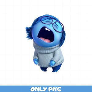 Inside Out 2 Sadness Clipart PNG, Inside out PNG, Inside Out Clipart, Snger Joy  Anxiety  Fear png, Inside Out Font Alphabet
