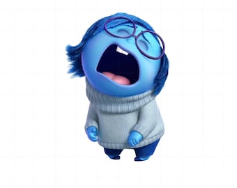 Inside Out 2 Sadness Clipart PNG, Inside out PNG, Inside Out Clipart, Snger Joy  Anxiety  Fear png, Inside Out Font Alphabet