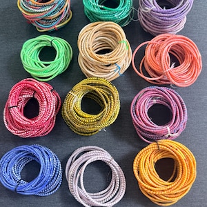 Recyled Flip Flop Bracelets - Pack of 12