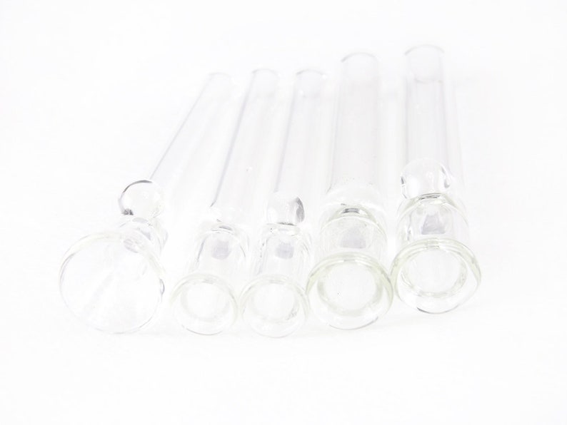 Tiny Clear 9 & 12mm One Hitters  Made to Order  4 Styles  image 1