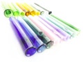 Tiny 12mm Colored One Hitters - Made to Order - 19 Colors - Chillum - Borosilicate Glass - Made in USA