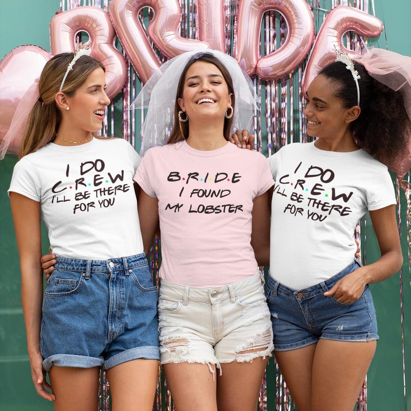 Maglietta Addio Al Nubilato Team Bride - Tshirt Donna Sposa In Cotone Morbido Per Feste