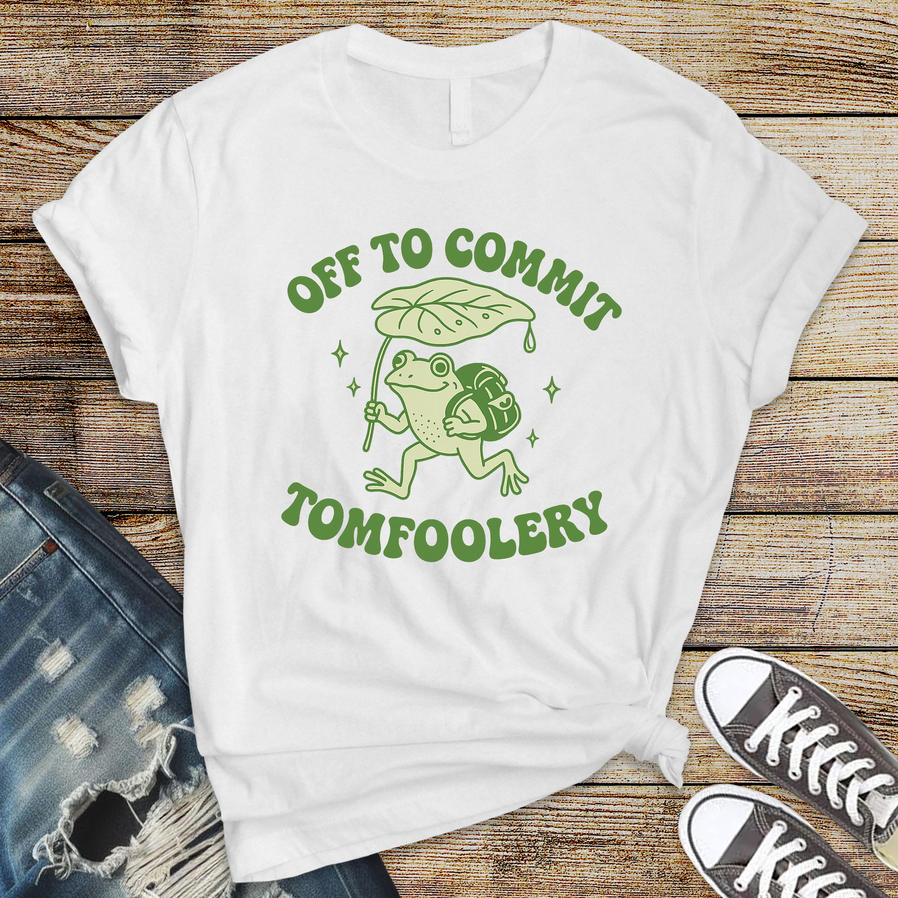 Parody Frog T-shirt: Funny Graphic Tee - 