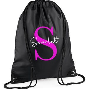Bolsa de equipo de educación física personalizada - Bolsa con cordón para niños - Envío rápido y con seguimiento en el Reino Unido