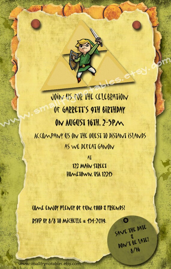 personalized-legend-of-zelda-theme-party-printable-invitation-etsy