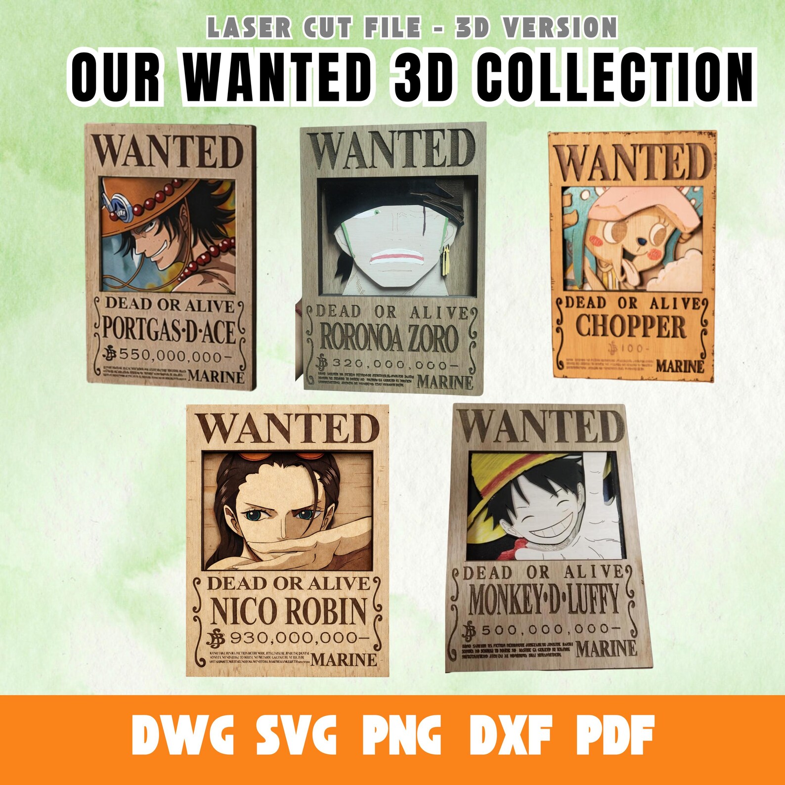 Anime CHARACTER SVG, Dxf, Png, Dwg Pdf Cut Layer Silhouette Multilayer ...