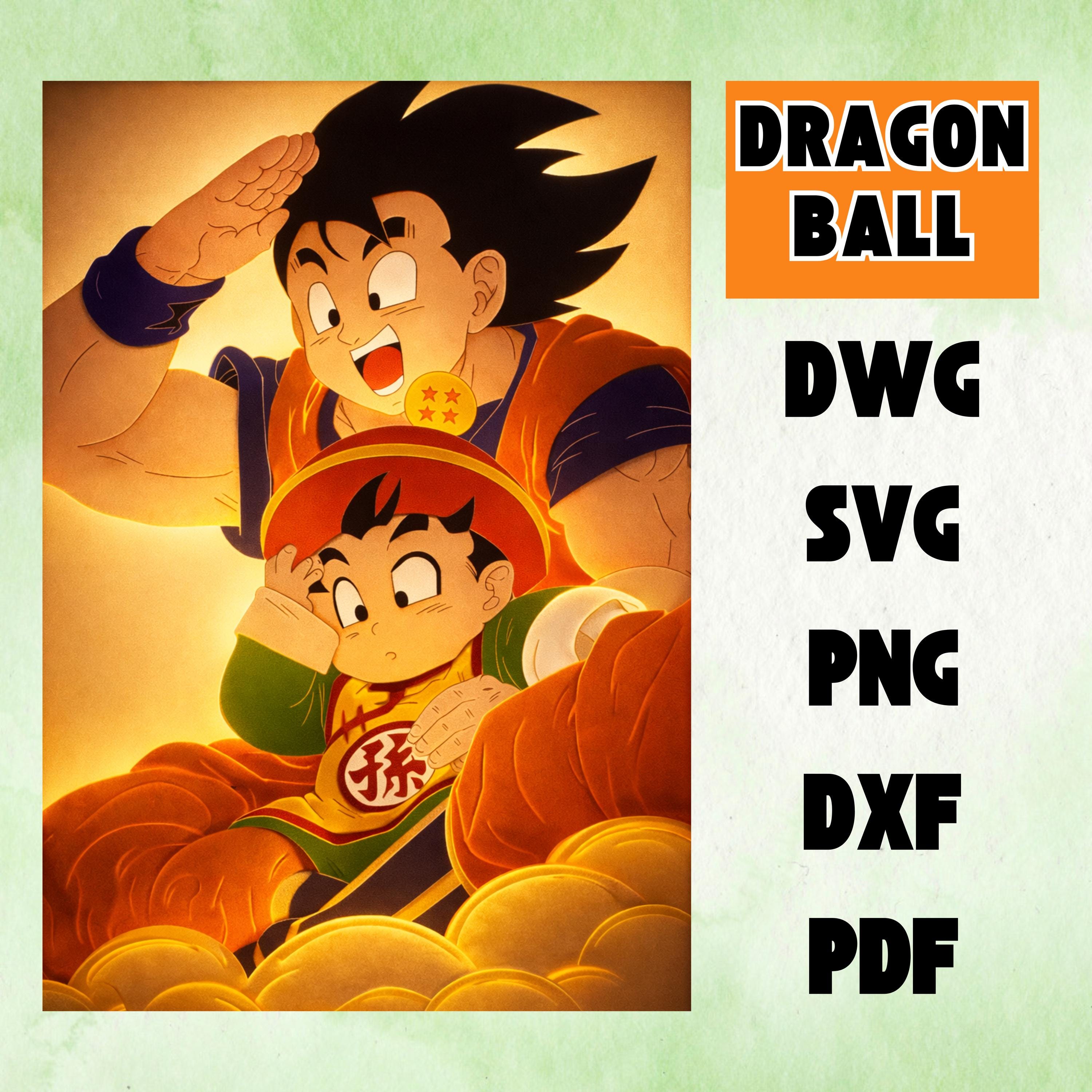 Anime CHARACTER SVG, Dxf, Png, Dwg Pdf Cut Layer Silhouette Multilayer ...