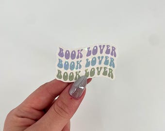Reading Sticker | Holographic Book Lover Sticker | Waterproof Kindle Planner | Vinyl Glitter Sticker | Fantasy Reader Bookish Gift