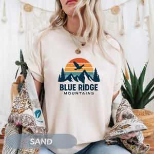 Blue Ridge Parkway Unisex Heavy Cotton Tee, Nature Lover Shirt, Blue Ridge Mountains, North Carolina Shirt, Camping Gift