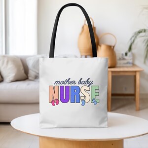Postpartale Mutter Baby Krankenschwester Einkaufstasche, Mutterschaft Krankenschwester Tasche, Krankenschwester Geschenk nach der Geburt, Krankenschwester Humor, Neugeborene Krankenschwester Tote