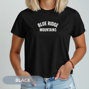 Blue Ridge Mountains Unisex Tee, Blue Ridge Parkway, Blue Ridge Gift, North Carolina Shirt, Camping Gift