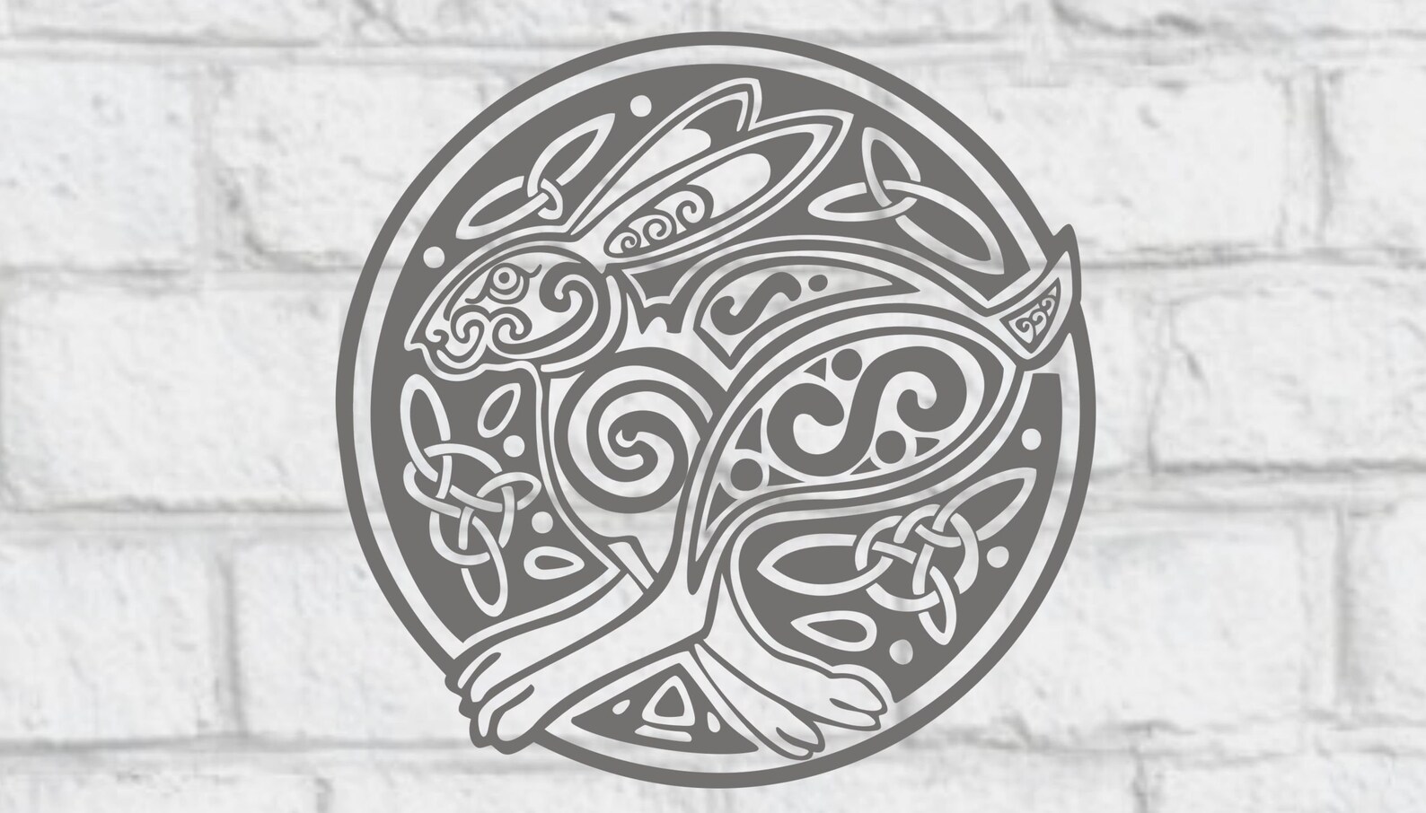 Celtic Rabbit Gaelic Rabbit Protection Fertility Prosperity Etsy