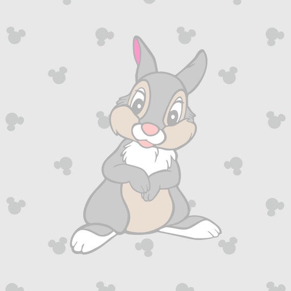 Cameo Digital Thumper Cricut, Thumper Sticker - Digital SVG, File, Silhouette, Thumper Bambi Etsy File,