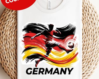 Germany Soccer Shirt 2026, Matching Family Football Shirts, Kids & Adults Fan Apparel, Germany Flag Futbol Tee, Supporter Gift