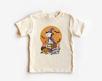 Cartoon Halloween Book Lover Shirt or Sweatshirt, Cute Witch Costume Tee, Spooky Reading Gift, Fall Birthday Gift