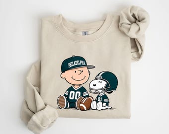Philadelphia Football Cartoon Shirt, Philadelphia Football Cartoon Sweatshirt, Cute Game Day Fan Tee, Football Lover Gift